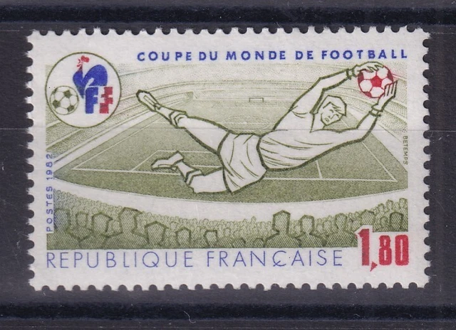 FRANCE ANN E 1982 Coupe Du Monde De Football N 2209 R f 15675 EUR 0 france-ann-e-1982-coupe-du-monde-de-football-n-2209-r-f-15675-eur-0