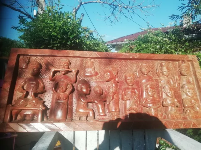 Sculpture sur bois Africaine bois massif