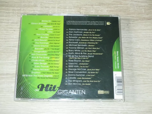 Die Hit-Giganten Disco Hits  2 CD Album  40 Titel 2