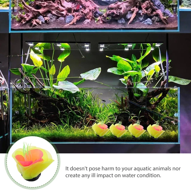 Butterfly Coral Aquatic Plants Fish Tank Decoration Luminous 11