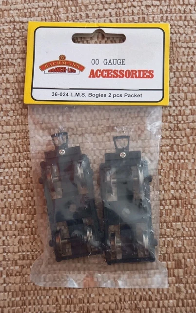 36-024 Bachmann OO Gauge LMS Bogies (x2) - The Model Centre