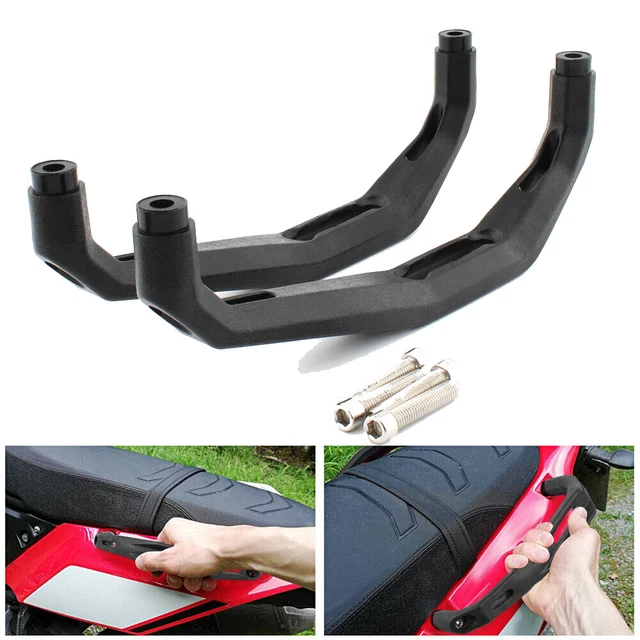 Motorrad Tankgriff Sozius Haltegriff Aus Alu - Für Yamaha R1, R6, MT Serie (Schwarz)