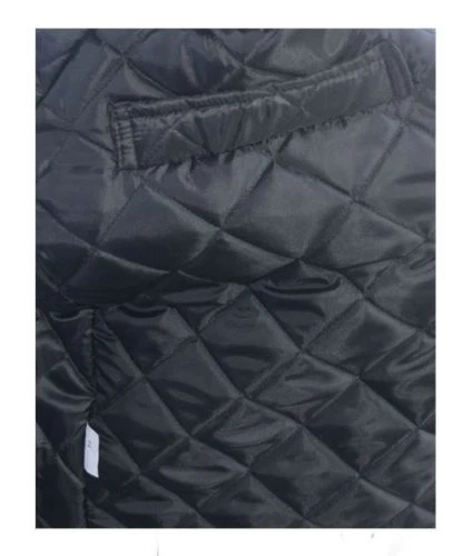 Mens Extra Thick Fleece Heavy Duty Work Jacket Coat Padded Anti Pill Black S-5Xl 4