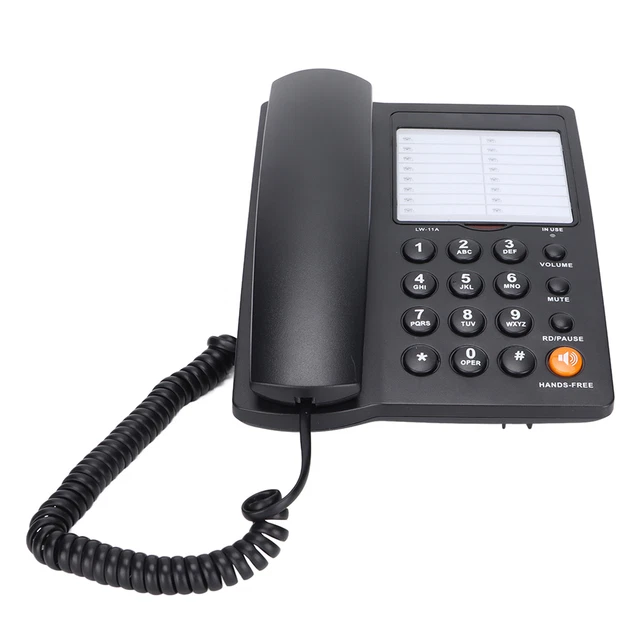 02 015 Hoteltelefon Multifunktionsbatterieloses Schnurgebundenes