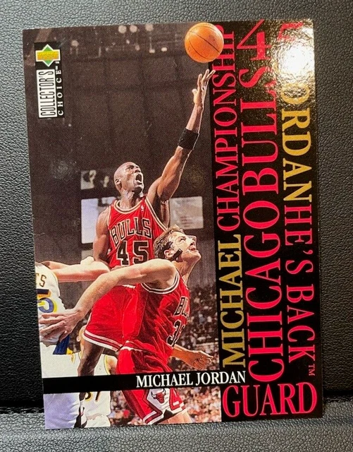 1998-99 Upper Deck UD Choice Michael Jordan #196 Chicago Bulls NBA Card - VG Condition