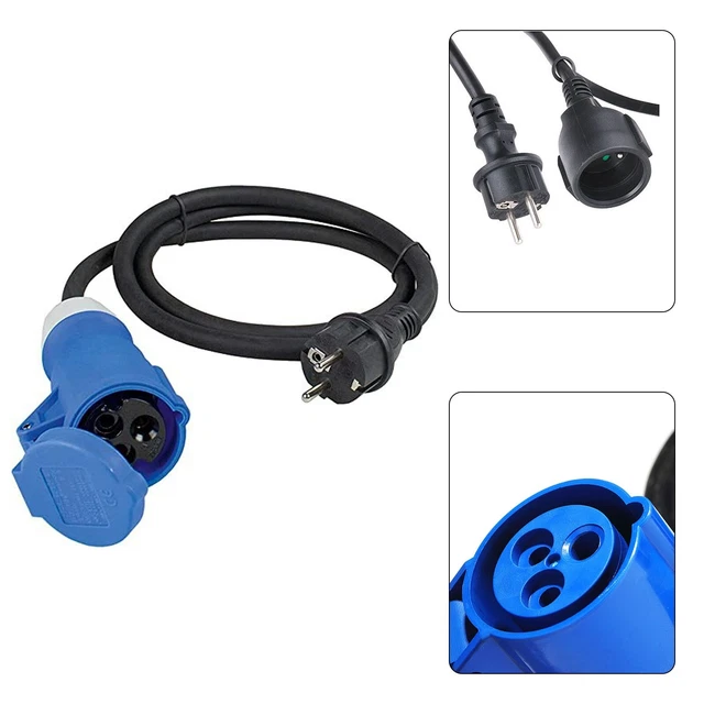 Cable de extensión de 10 m 1 pieza fácil de instalar resistencia a impactos PVC goma totalmente nuevo