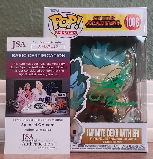 Funko pop Infinite Deku With Eri #1008 Animation: My Hero Academia Signed w/COA