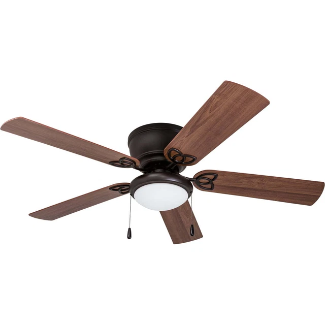 Prominence Home Benton 52" Bronze Low Profile Ceiling Fan with Light