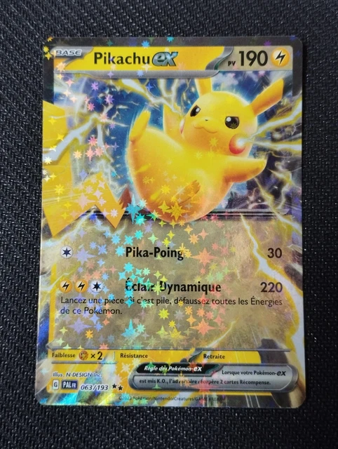 Pokémon Cards Pokemon TCG: Pikachu Ex 063/193 - Paldea Evolved (Double Rare Card) Pokemon Legends Arceus Pokémon Cards Pokemon TCG: Pikachu Ex 063/193 - Paldea Evolved (Double Rare Card) Pokemon Legends Arceus