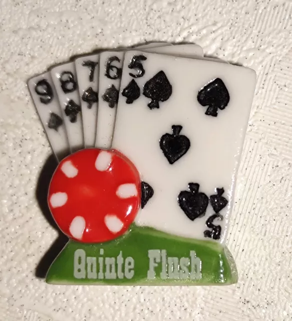 Fève 🌞 Jeu De Carte Poker Mania, Quinte Flush, Arguidal 2009, La Fève Brillante