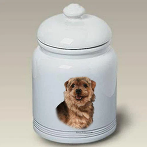 Norfolk Terrier Ceramic Treat Jar TB 34225