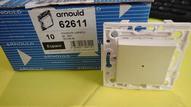 Poussoir Témoin Avec Voyant Intégré Arnould INITIA 69006 - Pour Tableau électrique, Vendu à L'unité