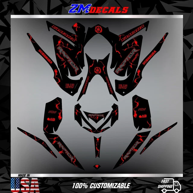 YAMAHA RAPTOR 700 700R KIT DE GRÁFICOS 2013 2014 2017 A 2025 – Graphics
