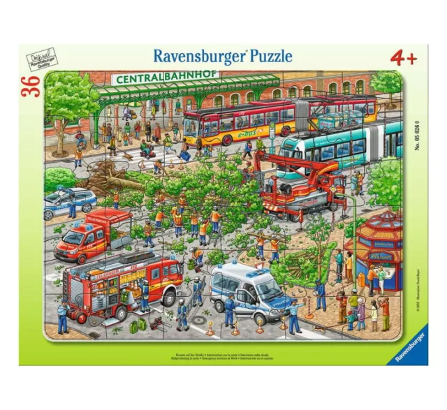 Puzzle cadre 42 pièces : Les petits animaux - Ravensburger - Rue des Puzzles