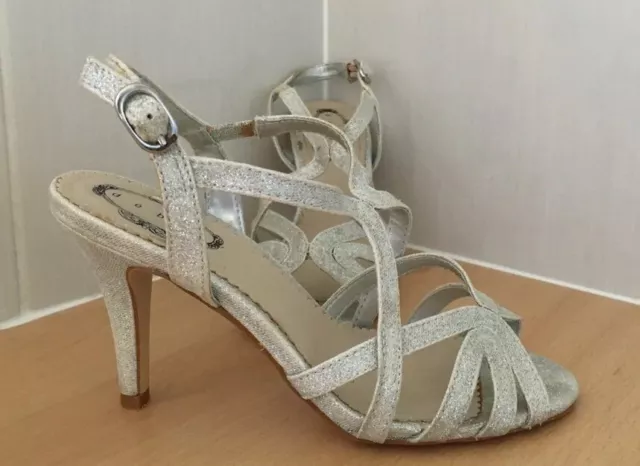 Debenhams debut silver sandals 2025