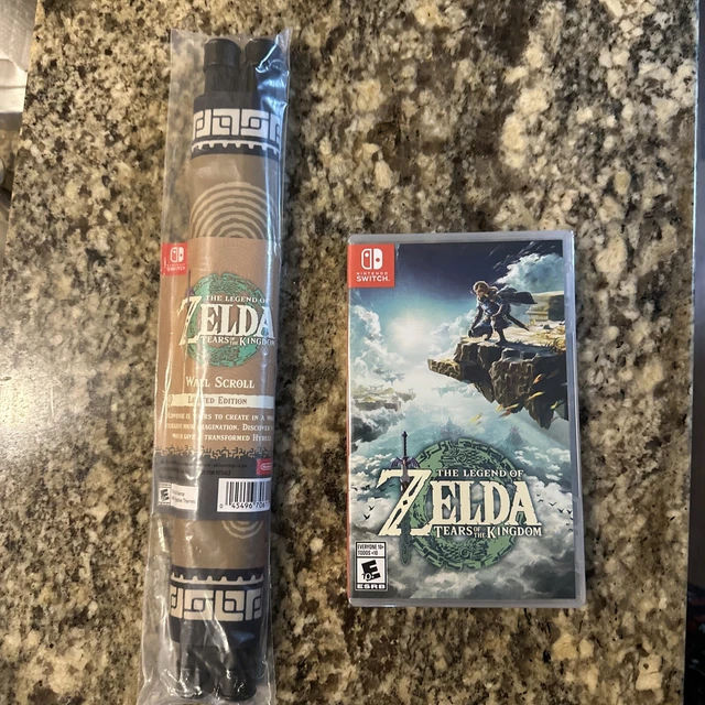 LEGEND OF ZELDA Tears of the Kingdom + Gold Wall Scroll ⚔️ Walmart In