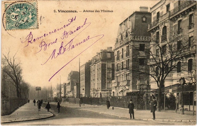 CPA AK Vincennes Avenue des Minimes FRANCE (1283204)