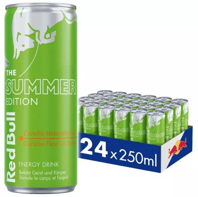 Red Bull Summer Edition Curuba  Holunderblüte  2024  24 x 250 ml