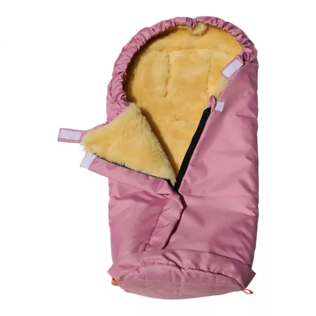 Sheepskin - Pram Footmuff Winterfußsacke Baby Merino Sheepskin