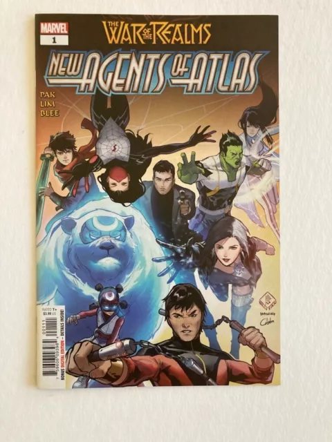 War Of The Realms: New Agents Of Atlas #1 2019 luna Wave Snow 1st Print NM-