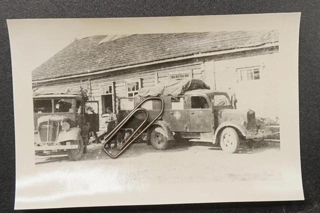 S FOTO WK2 Rommel Einheit DRK Sanitäter LKw Lastkraftwagen Rotes Kreuz ...