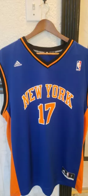 New York Knicks Jeremy Lin Jersey Size 54 Adidas Stitched Logo NBA XL. LINSANITY