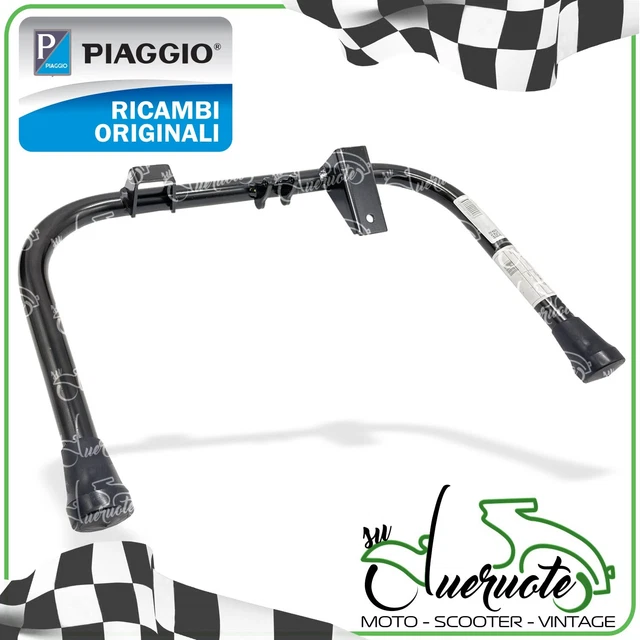 Cavalletto Centrale Zincato Per Vespa PX 125/150/200 - Ricambio Completo Con Gomma - Foto 13