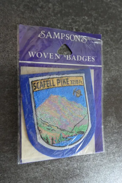 Scafell Pike Woven Cloth Patch Badge (L35S)