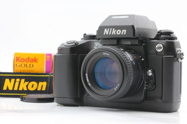 [NEAR MINT] Nikon F4 35mm SLR Film Camera AF Nikkor 50mm f1.4 D Lens from JAPAN