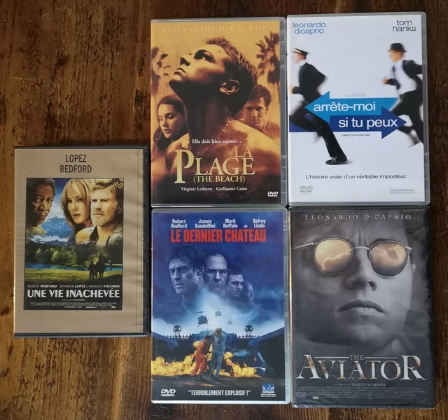 5 DVD Leonardo Dicaprio Tom Hanks Guillaume Canet Robert Redford Jennifer Lopez