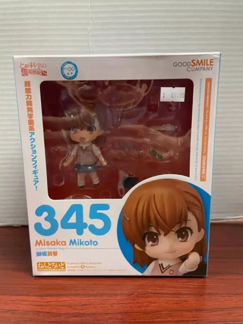 Nendoroid To Aru Kagaku no Railgun S Misaka Mikoto Figure #345 Good Smile