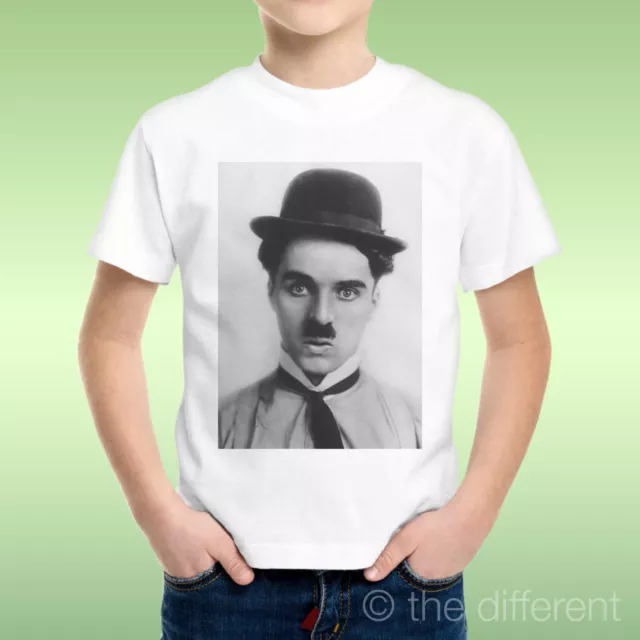 T-Shirt Child Boy Charlie Chaplin Actor Comedian Gift Idea