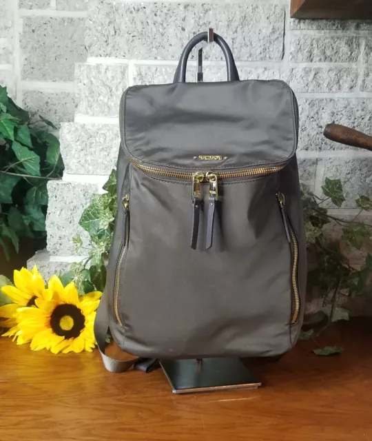 Tumi Voyageur Bryce 196322Mnk Mink Nylon Backpack Shoulder Bag Travel Carryon