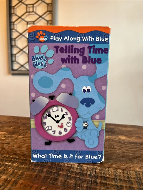BLUES CLUES TELLING Time With Blue VHS - Nick Jr EUR 5,76 - PicClick FR