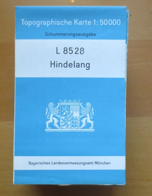 r1-1) Topographische Karte 1 : 50000   Hindelang    L 8528