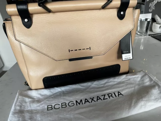 BCBG MaxAzria Trapèze Satchel Bag With Tags - Minor Small Indents on Back