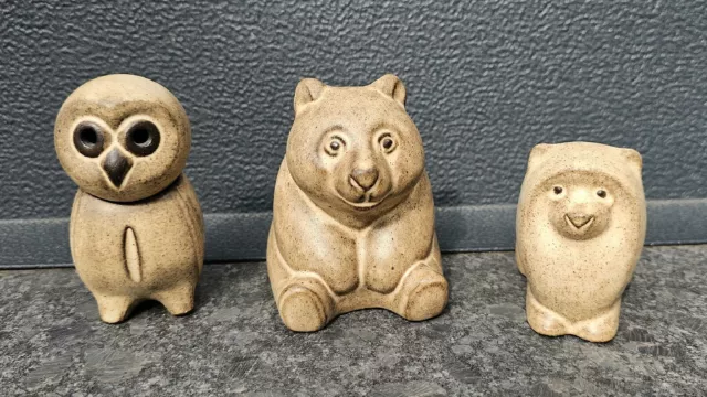 Sammlerstücke! 3 Keramikfiguren von Heiner Hans Körting aus den 60er/70er Jahren