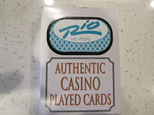 RIO TEAL GREEN Diamond Casino Las Vegas Deck of Playing Cards + FREE Poker Chip