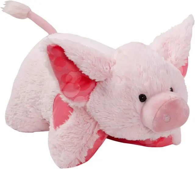 Pillow Pets Sweet Scented - Bubble Gum Piggy, 16" Piggy