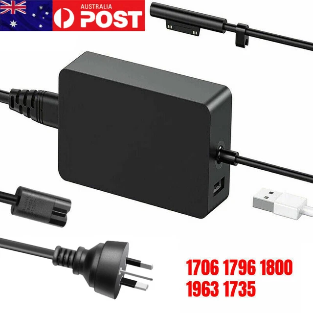 Charger Adapter Power Cord for Surface Go Surface Pro 3 4 5 6 7 8 X Surface Book