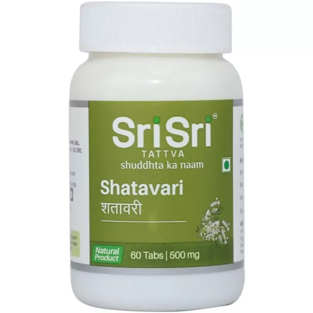 Tableta Sri Sri Tattva Shatavari (60tab) x 3 paquetes de formulación...