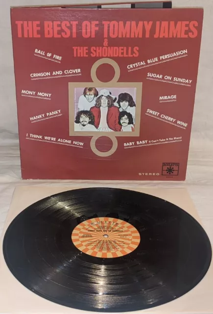 BEST OF TOMMY James & The Shondells LP Roulette SR42040 stereo CRIMSON ...