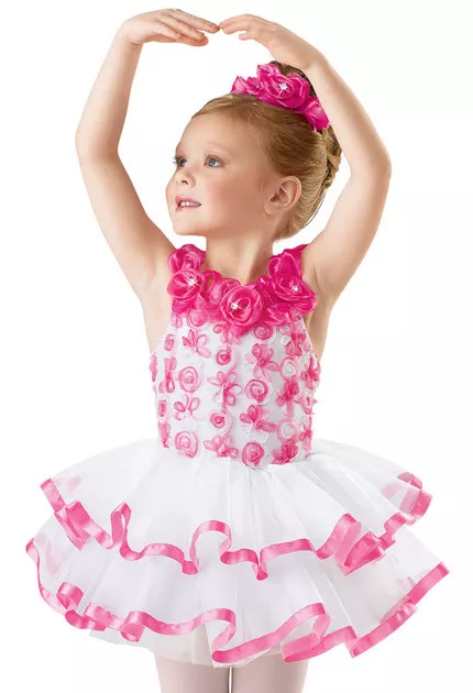 NEW Weissman Dance Costume Skate Dress Jazz Tap Twirl Ballet 5626 MC Child