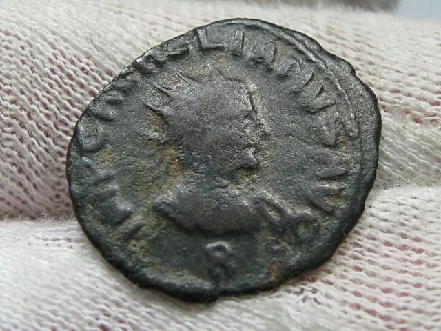 Romano: Vabalathus & Aurelio 271/272 Anuncio AE Antoninianus Officina Carta