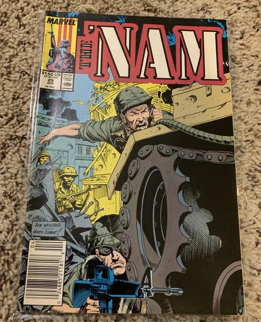 The 'Nam #29 FN 1989 Marvel Comic Newsstand Edition