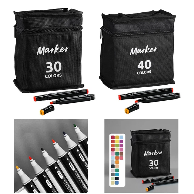 Set De 6 Stylos Calligraphie - 4 Tailles De Pointes (extra-fine à Pinceau) - Pour Débutants, Journal, Dessin