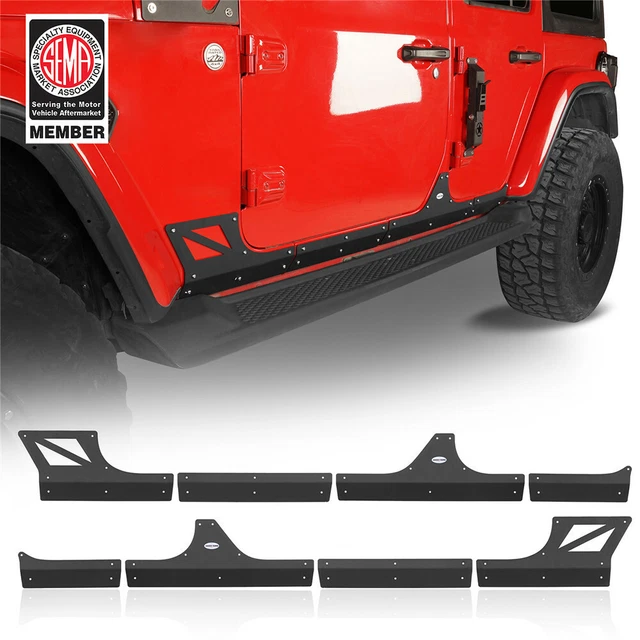 STEEL BODY ARMOR Cladding Side Protector for Jeep Wrangler JL 20182022