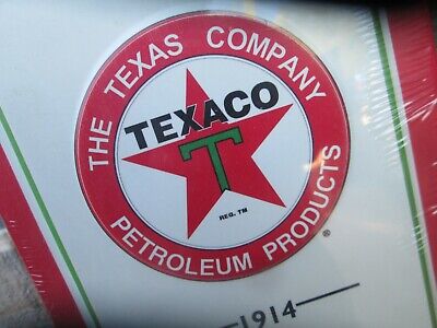 TEXACO STAR Gasoline The Texas Company DISPLAY Sign Logo Thru the years  Oil Gas