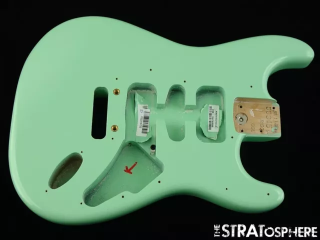 USA Fender JEFF BECK Stratocaster Strat BODY Guitar Surf Green $10 OFF