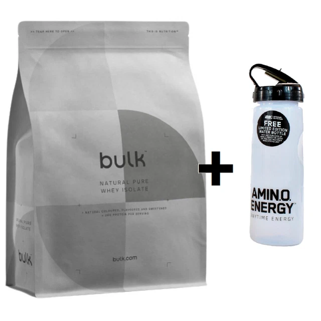 PURE WHEY ISOLATE Protein Powder Chocolate 2.5KG + ON Water Bottle